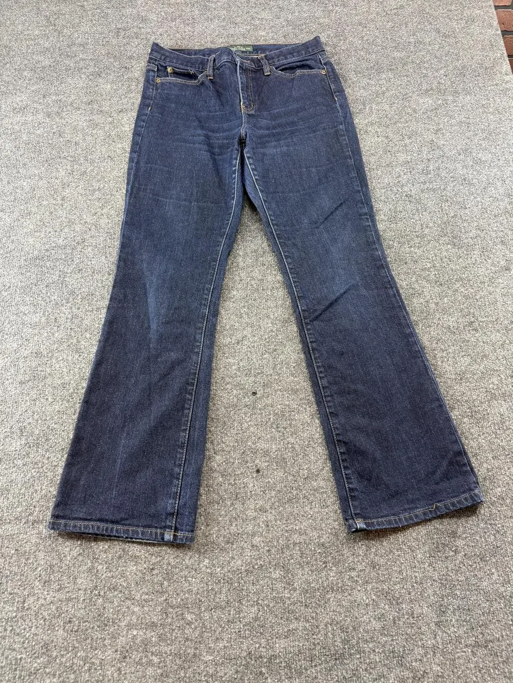 Lauren Ralph Lauren Jeans Womens 6 Blue Medium Wash Classic Bootcut Denim Pants